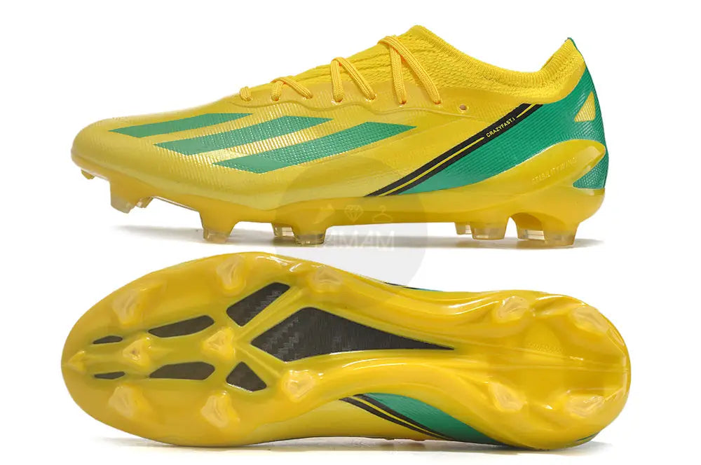 Adidas X Crazyfast.1 Australia Fg Federations - Yellow/Green Soccer Cleats