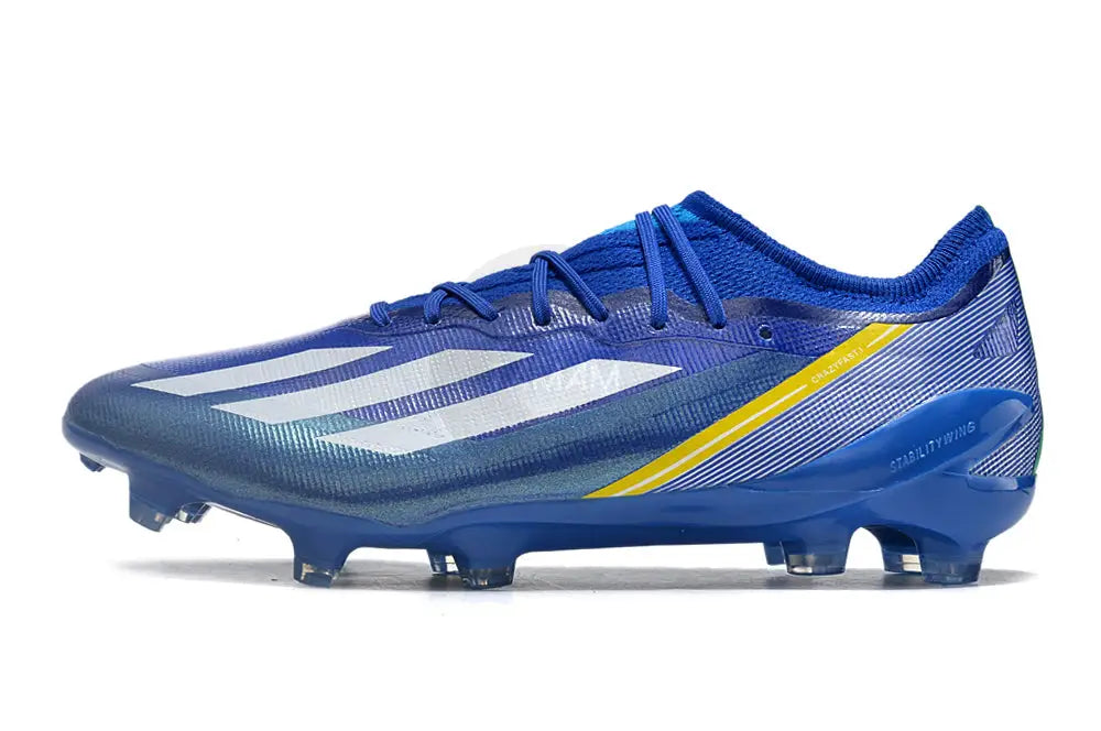 Adidas X Crazyfast.1 Brazil Fg Federations - Blue/White/Yellow Soccer Cleats