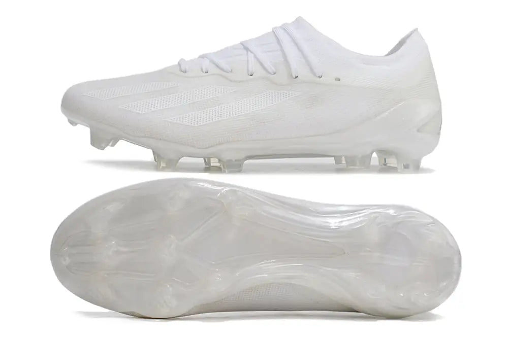 Adidas X Crazyfast.1 Fg All White Soccer Cleats