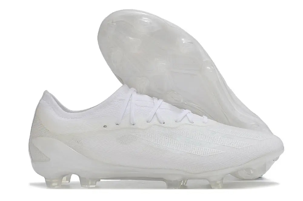 Adidas X Crazyfast.1 Fg All White Soccer Cleats