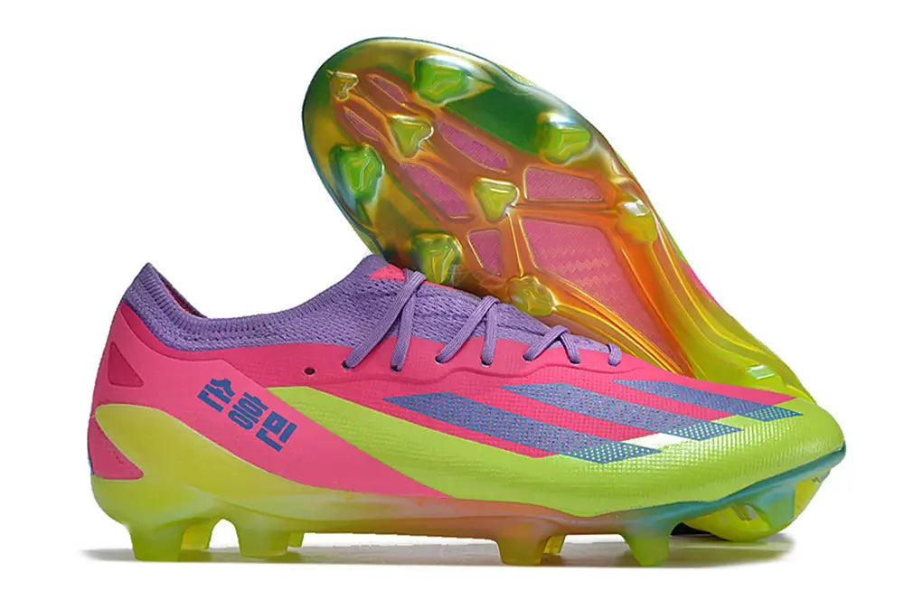 Adidas X Crazyfast.1 Fg Korean Nights Son - Lucid Lemon/Pink Soccer Cleats