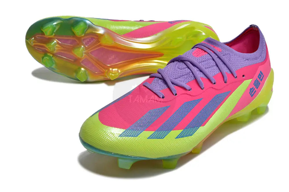 Adidas X Crazyfast.1 Fg Korean Nights Son - Lucid Lemon/Pink Soccer Cleats