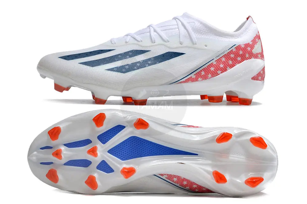 Adidas X Crazyfast.1 Fg Usa - White/Blue/Red Soccer Cleats