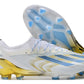 Adidas X Crazyfast.1 Messi Fg Las Estrellas - Cloud White/Blue/Gold Metallic Soccer Cleats