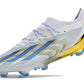 Adidas X Crazyfast.1 Messi Fg Las Estrellas - Cloud White/Blue/Gold Metallic Soccer Cleats