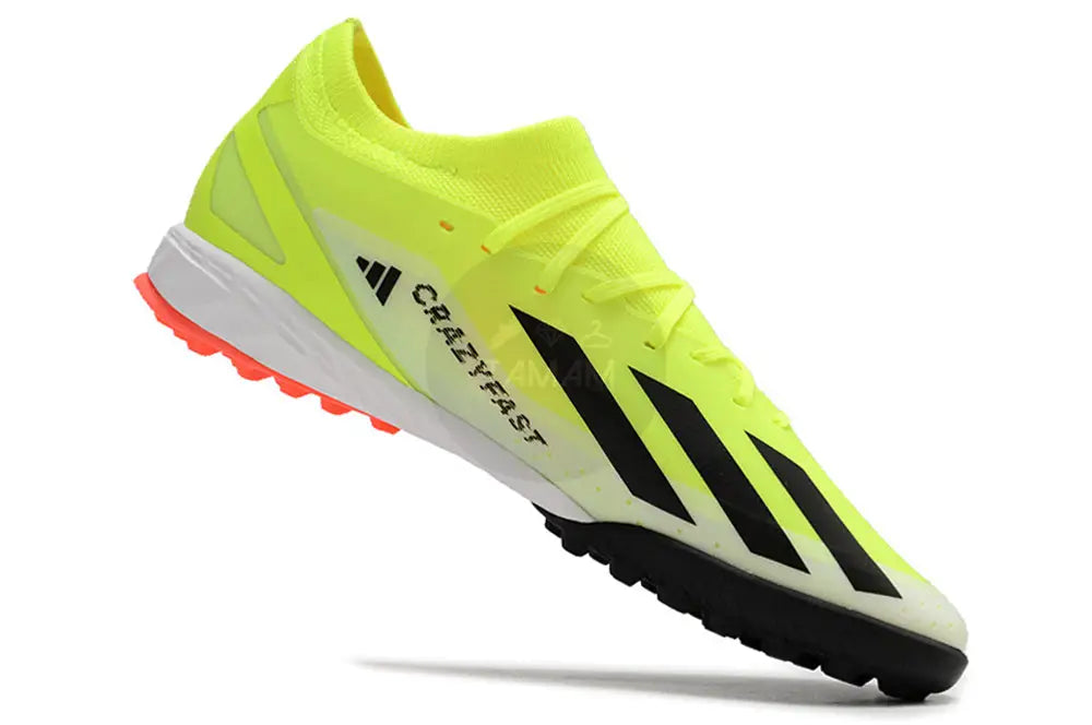 Adidas X Crazyfast.3 Tf Artificial Turf - Yellow/Black/Red Turf Shoes