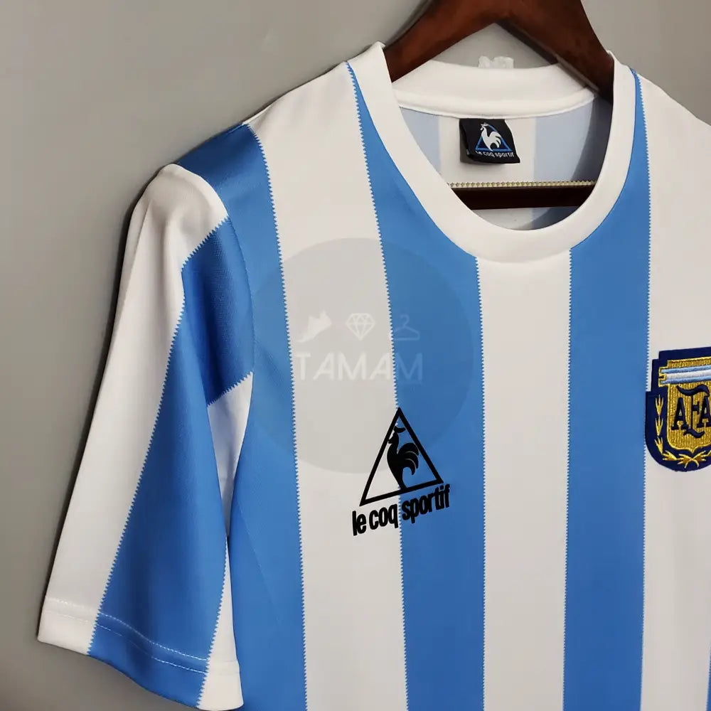 Argentina Home Kit Retro 86 International Football Jersey