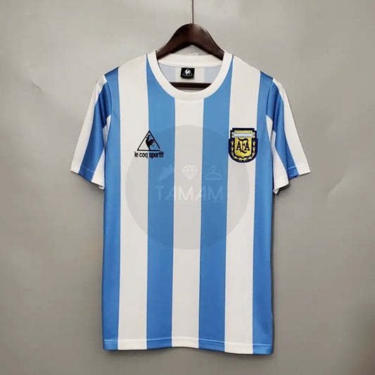 Argentina Home Kit Retro 86 International Football Jersey