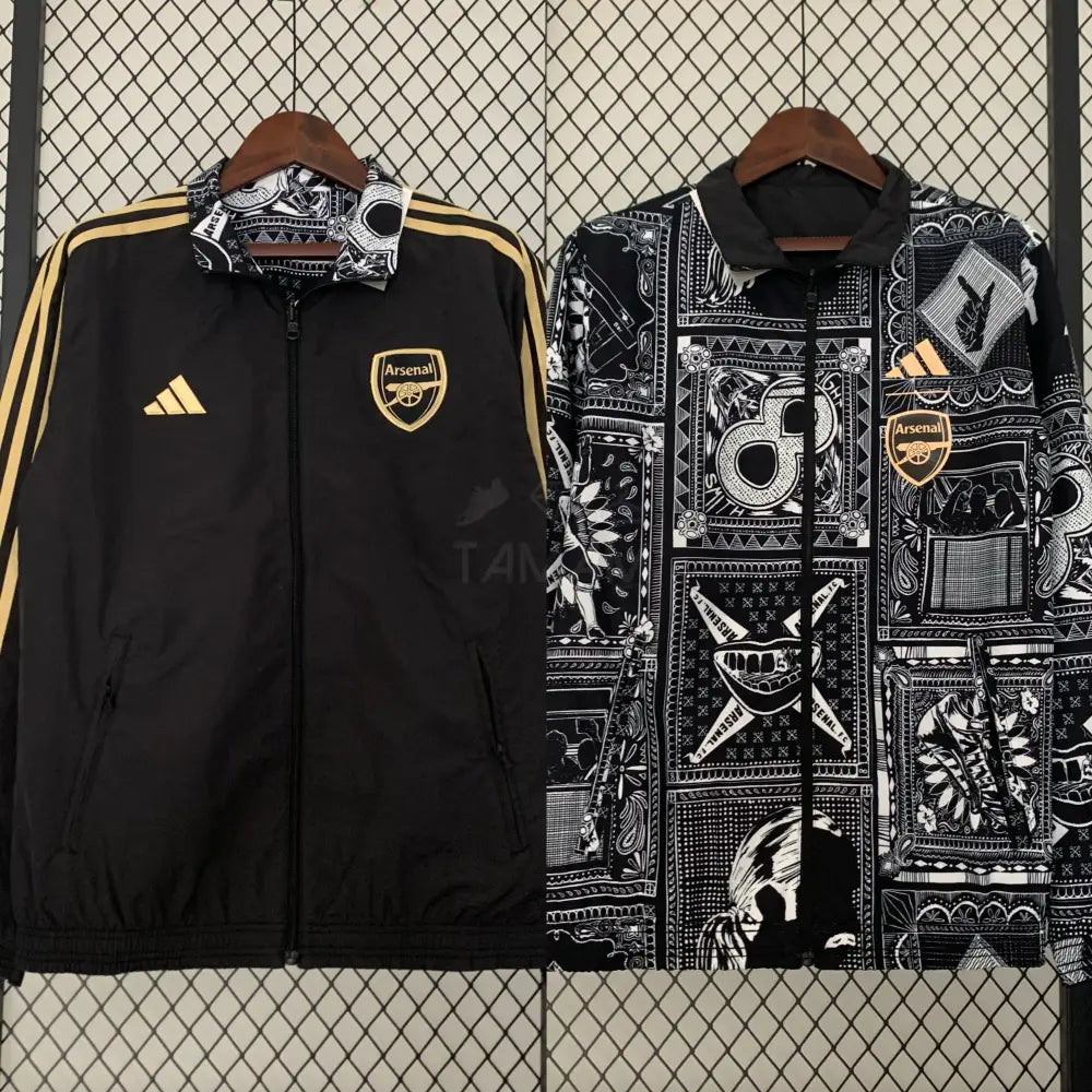 Arsenal X Ian Wright Reversible Anthem Jacket 23/24 Windbreaker