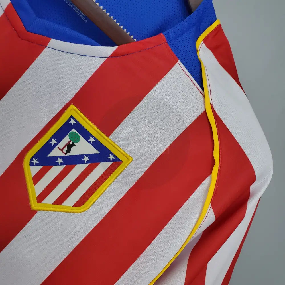 Athletico Madrid Home Kit Retro 04/05 Football Jersey