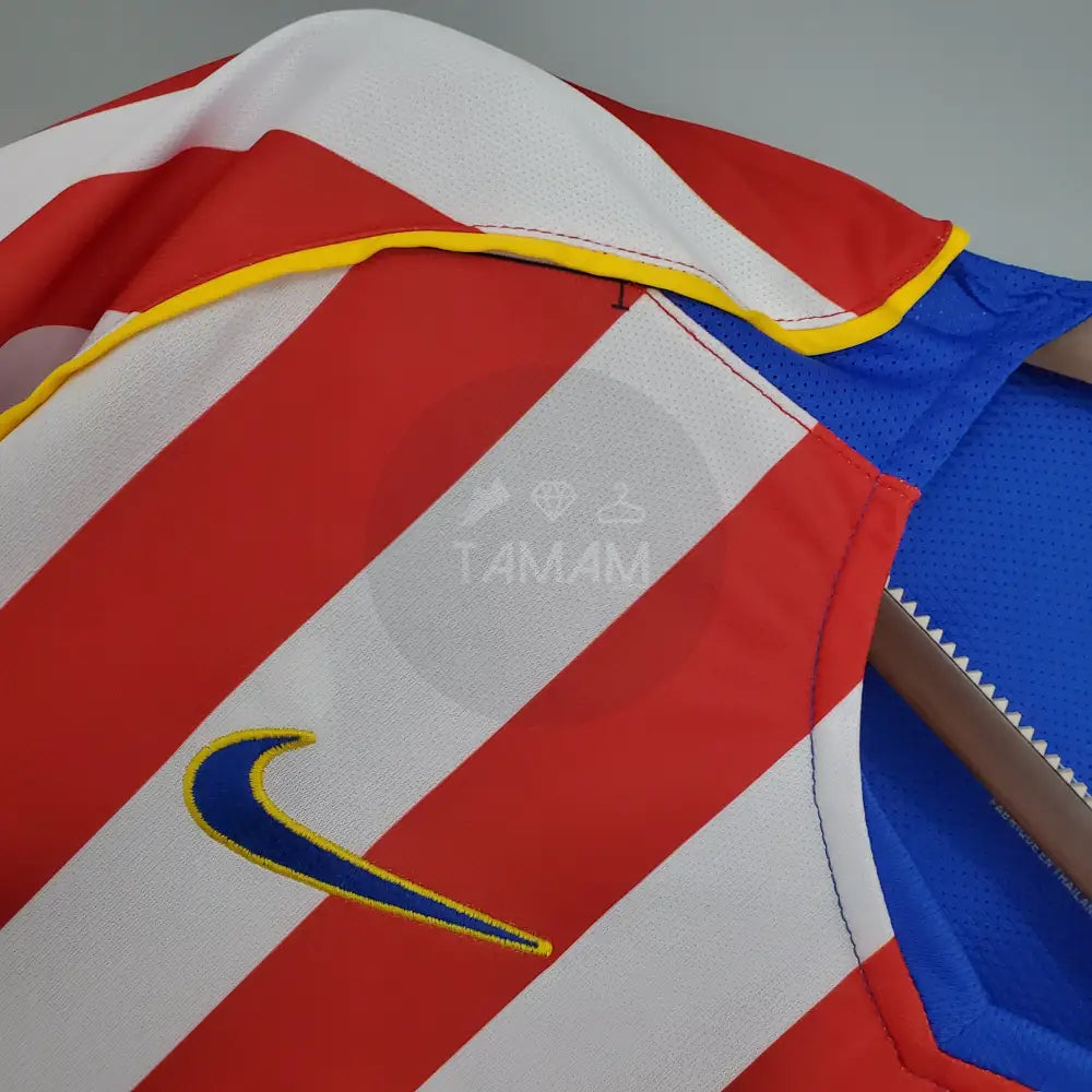 Athletico Madrid Home Kit Retro 04/05 Football Jersey