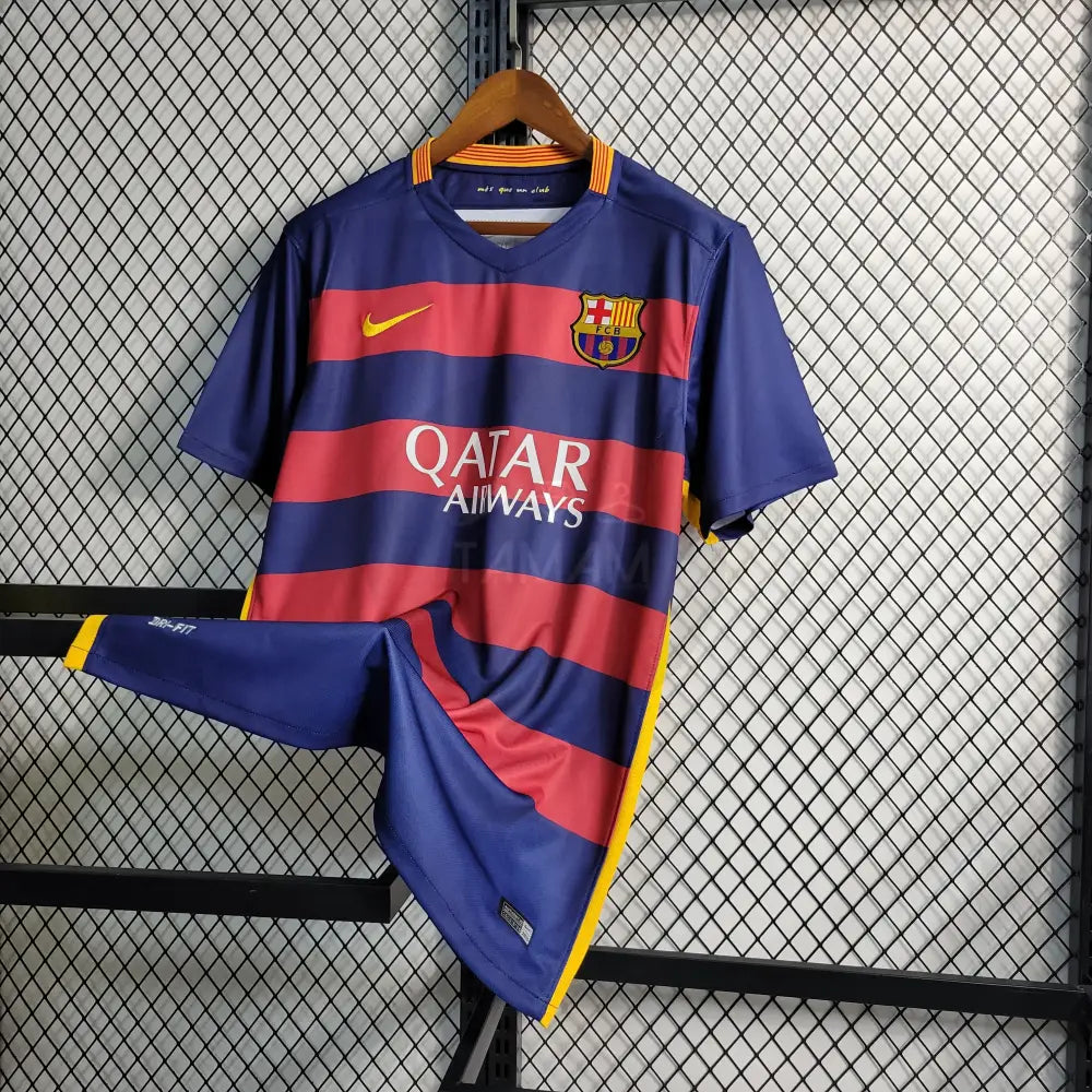 Barcelona Home Kit Retro 15/16 Football Jersey