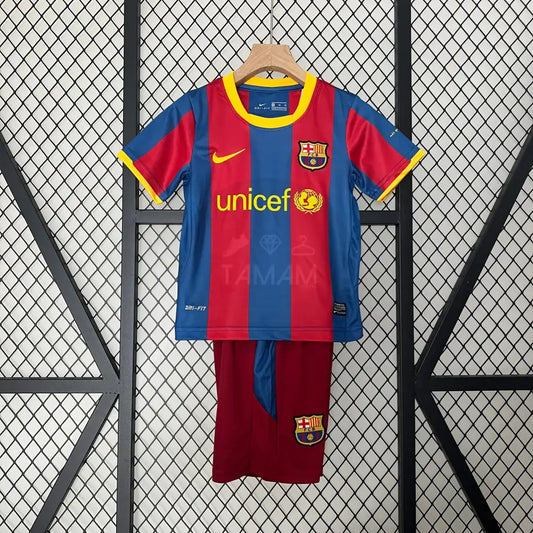 Barcelona Home Retro Kit Kids 10/11 Football Jersey