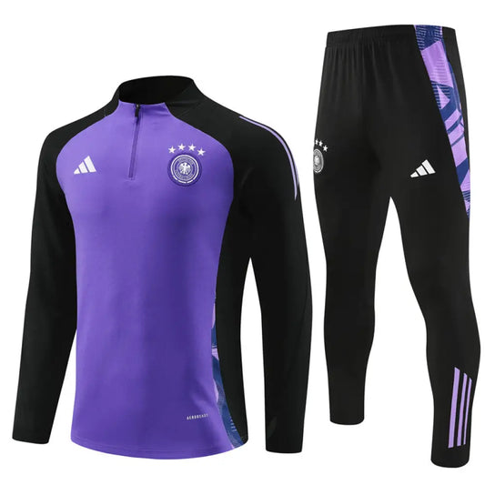 Bayern Munich Purple/Black 1/4 Zip Training Tracksuit 24/25