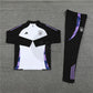 Bayern Munich White/Black/Purple 1/4 Zip Training Tracksuit 24/25