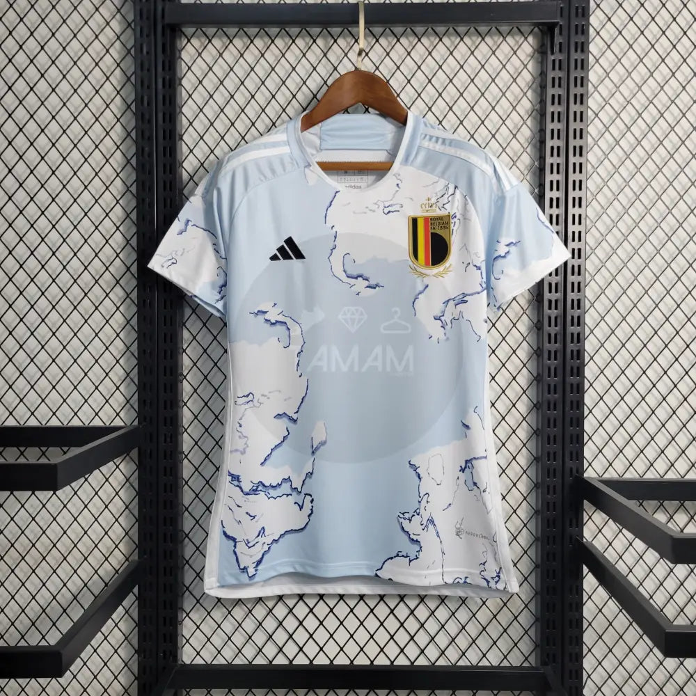 Belgium Away Kit 23/4 International Women Version Football Jersey