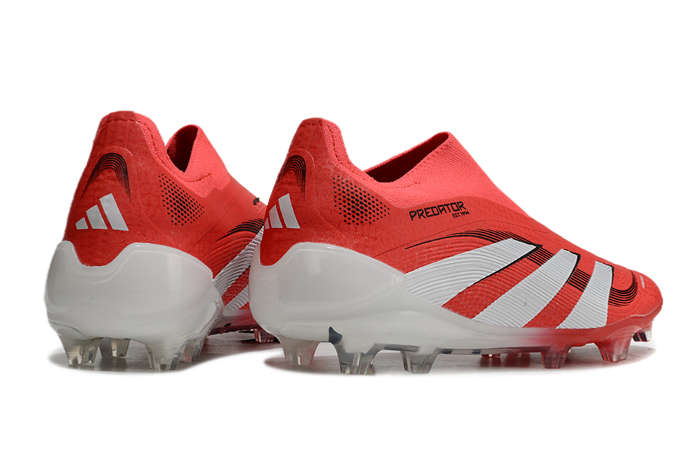 Adidas Predator Elite Pure Victory Laceless FG  Red / Core Black / White