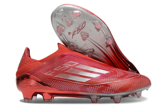 Adidas F50 Adizero Laceless FG Red/Silver