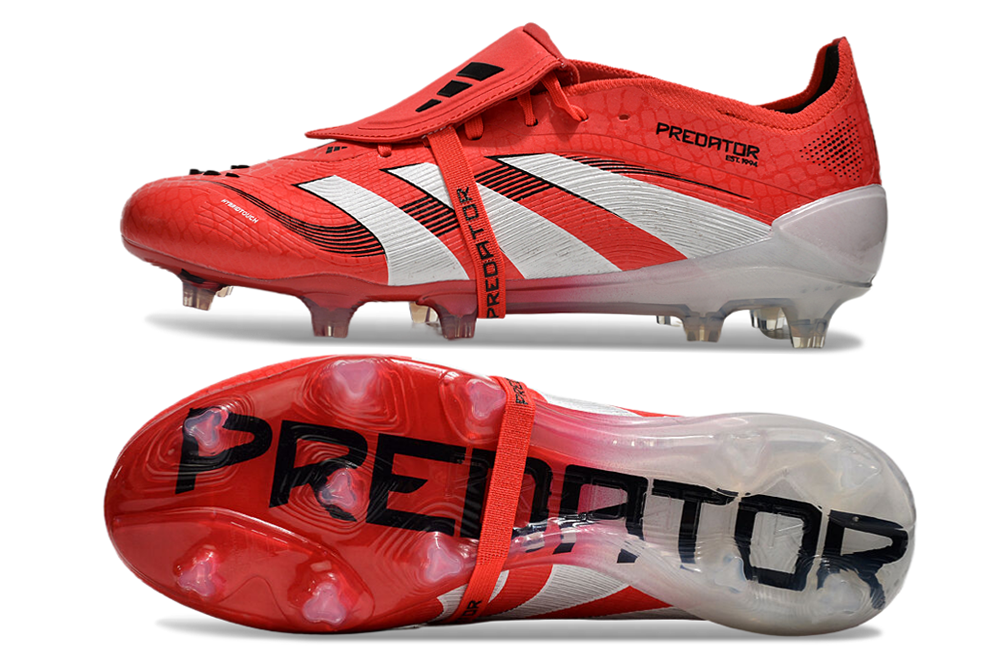 Adidas Predator Elite Fold-over Tongue FG Red/Black/White