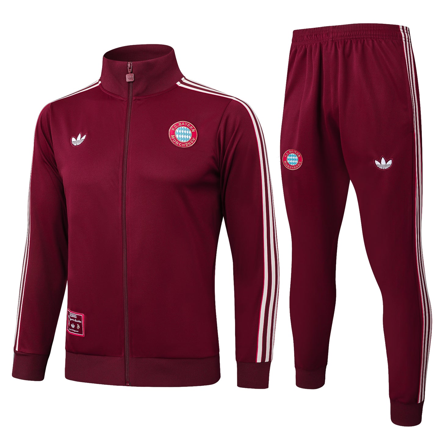 Adidas Originals Trefoil Bayern Munich Burgundy 24/25