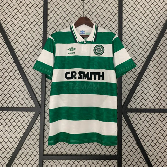 Celtic Home Kit Retro 89/91 Football Jersey