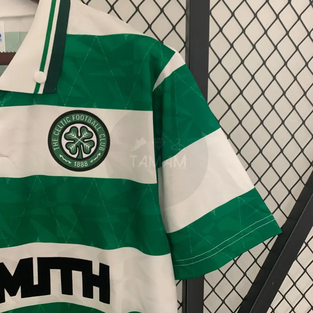 Celtic Home Kit Retro 89/91 Football Jersey