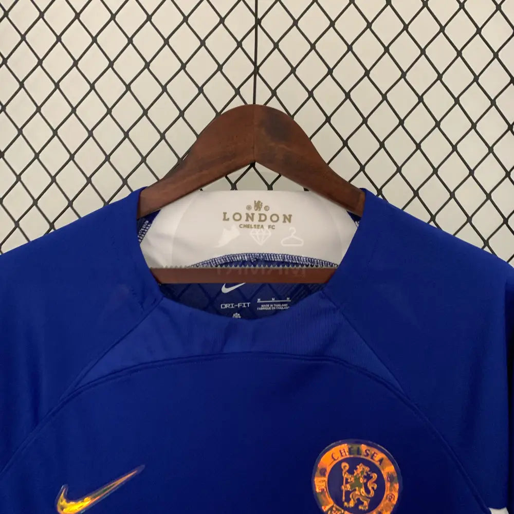 Chelsea Home Kit Long Sleeves 23/24 Sleeves Football Jersey