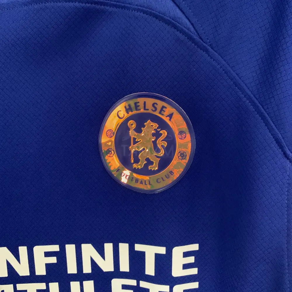 Chelsea Home Kit Long Sleeves 23/24 Sleeves Football Jersey