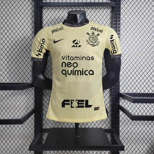Corinthians Away Kit Player Version 23/24 Full Sponsored Football Jersey