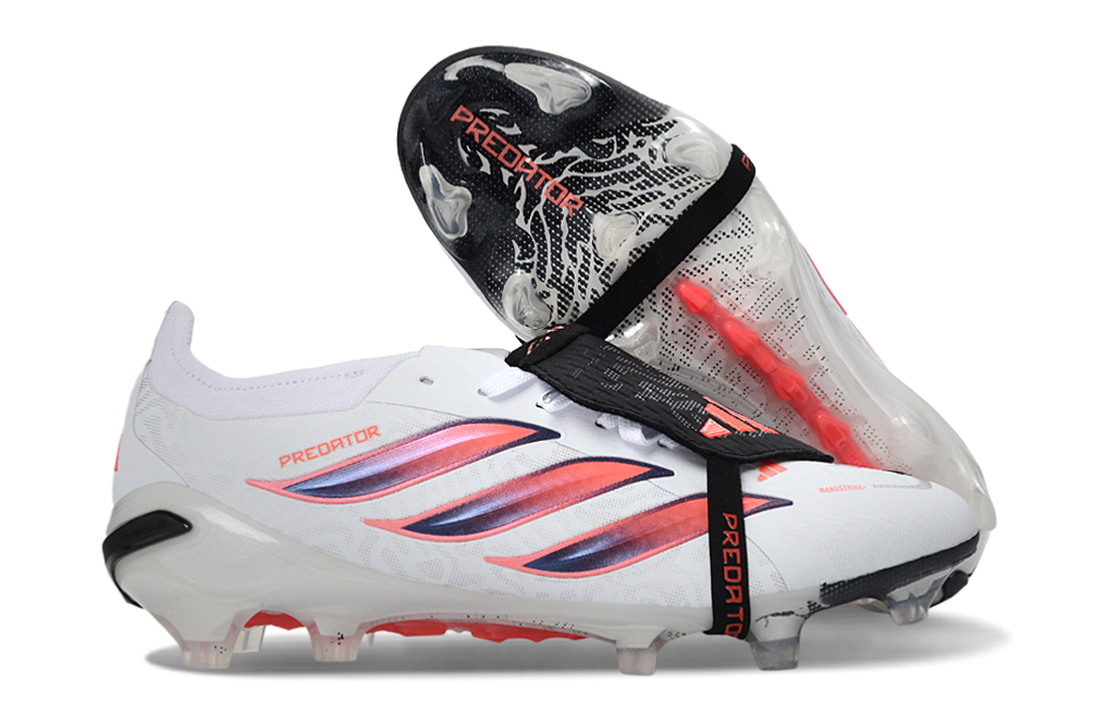 Adidas Predator Elite Fold-over Tongue FG Black Flames PACK !