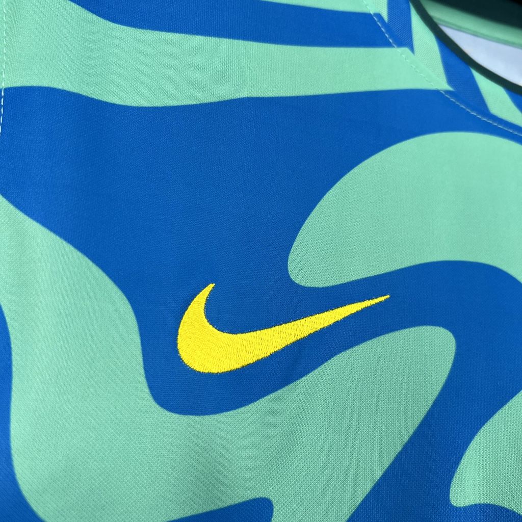 Brazil Pre Match Kit World Cup 26 Green/Blue