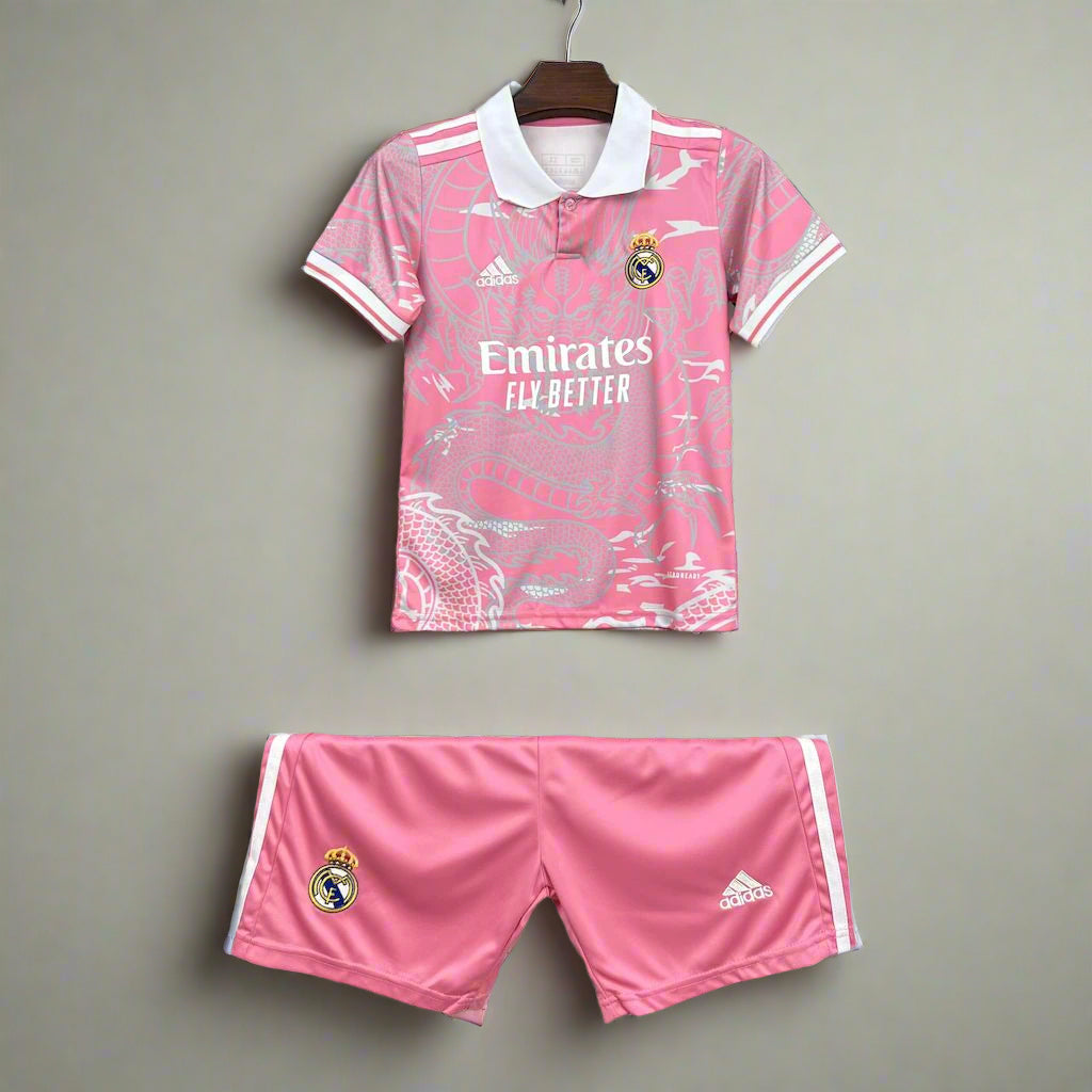 Real Madrid Pink Dragon Kit Kids 25/26
