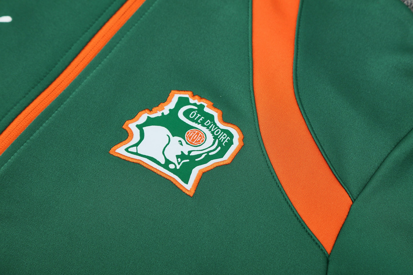Cote d'ivoire Green+ Tracksuit Set 24/25