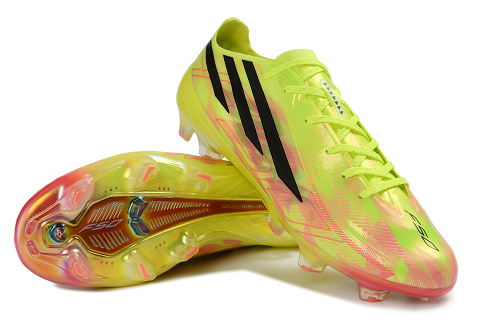 Adidas F50 Hyperfast Elite FG Solar Yellow and Core Black