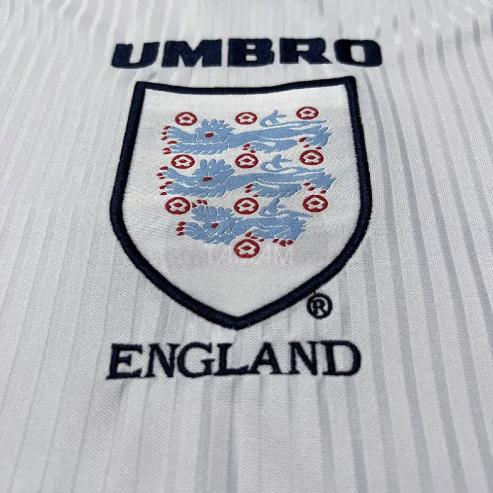 England Home Kit Retro International 97/98 Football Jersey