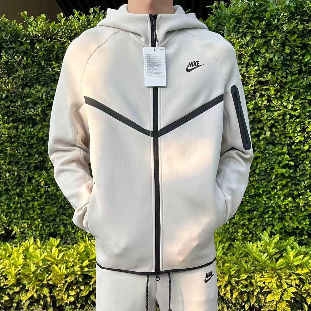 Nike Tech Fleece Set - Beige/Black