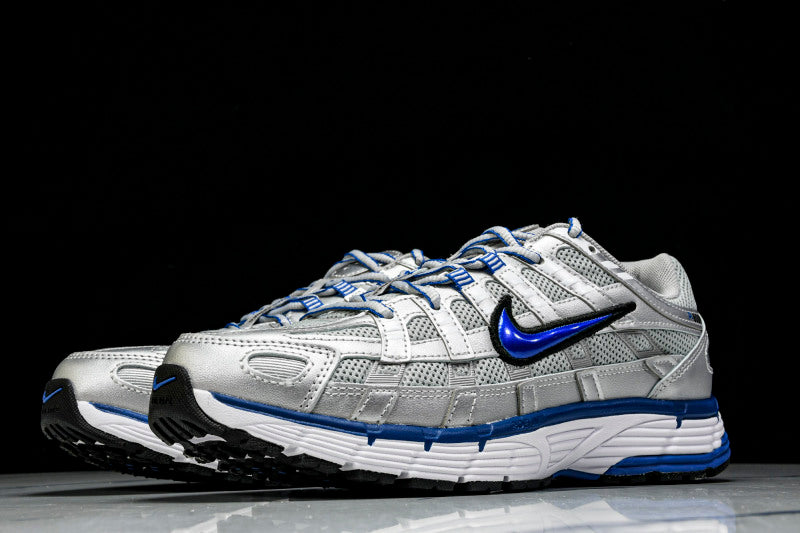 Nike P6000 White/Silver/Blue