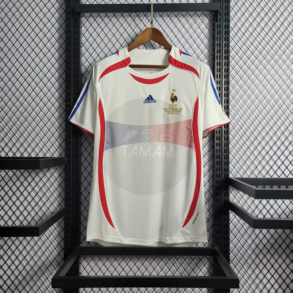 France Away Kit Retro International 06/07 Football Jersey