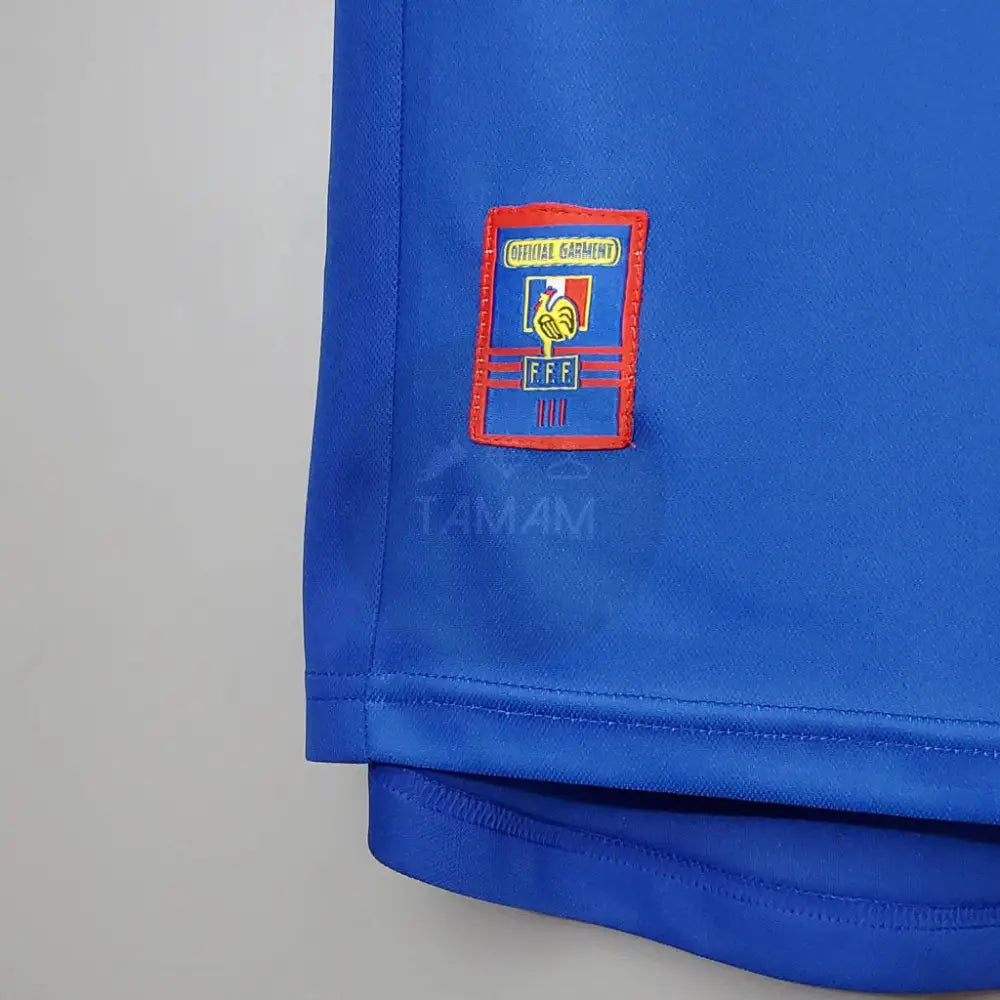 France Home Kit Retro International 98 Football Jersey
