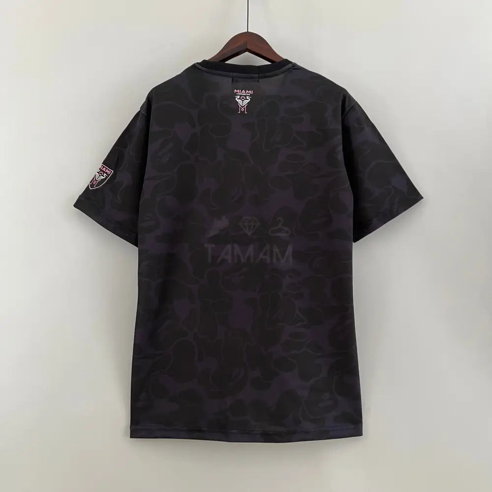 Inter Miami Cf Limited Bape Black Summer Kit 23/24 Football Jersey