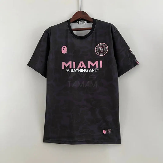 Inter Miami Cf Limited Bape Black Summer Kit 23/24 Football Jersey