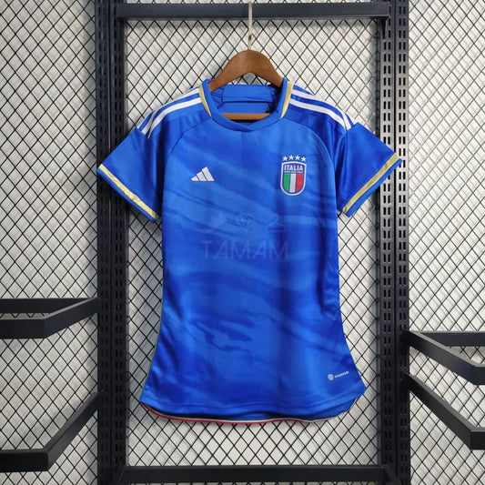 Italy Home Kit 23/4 International Women Version Football Jersey