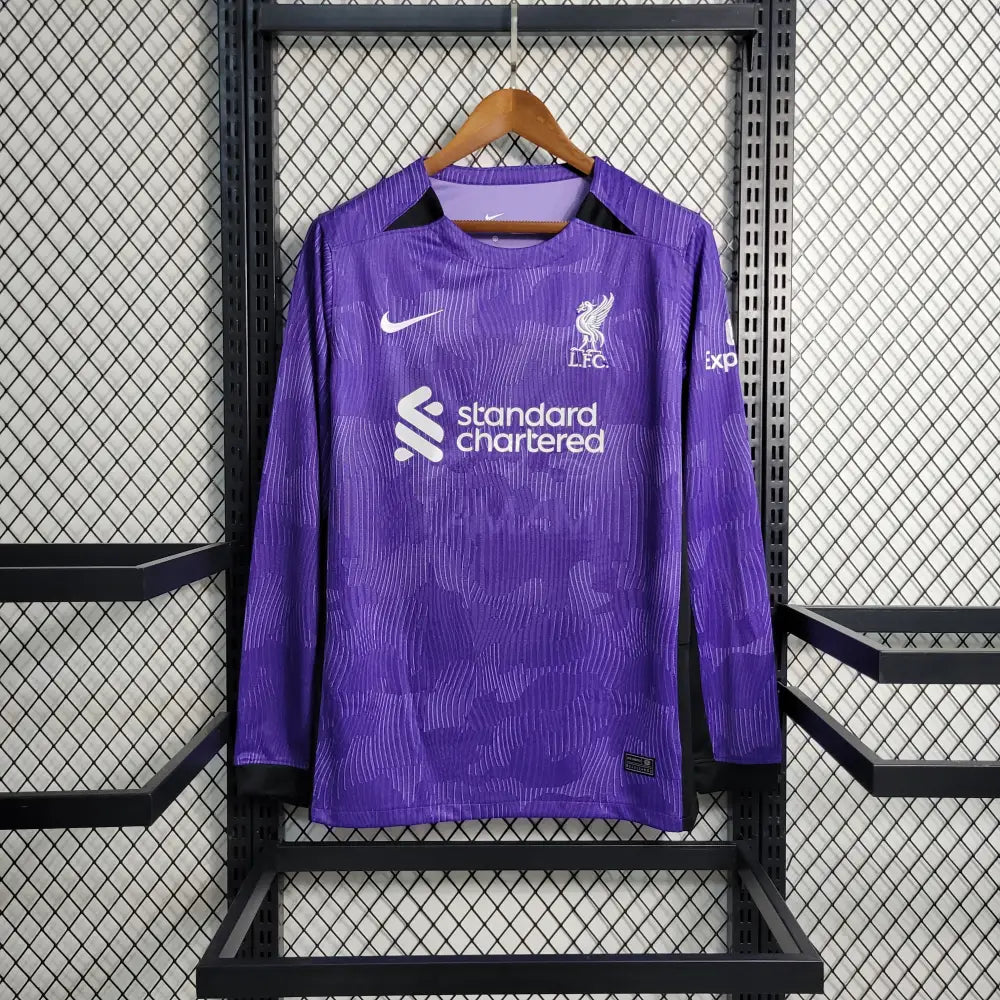 Liverpool Fc Third Kit 23/24 Longsleeves Long Sleeves Football Jersey