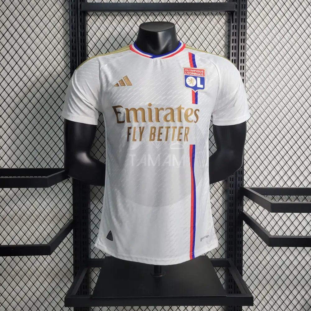 Lyon Home Kit Player Version 23/24 Football Jersey