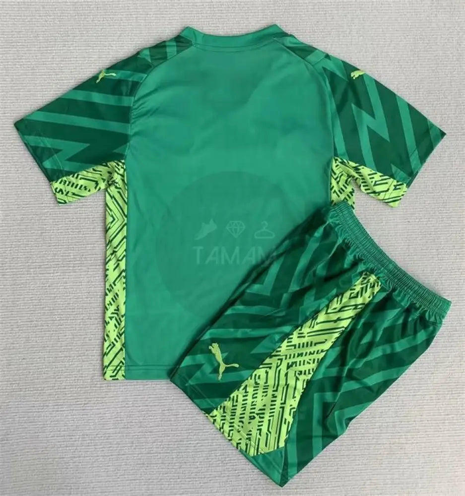 Manchester City Gk Kit Green Kids 23/24 Football Jersey