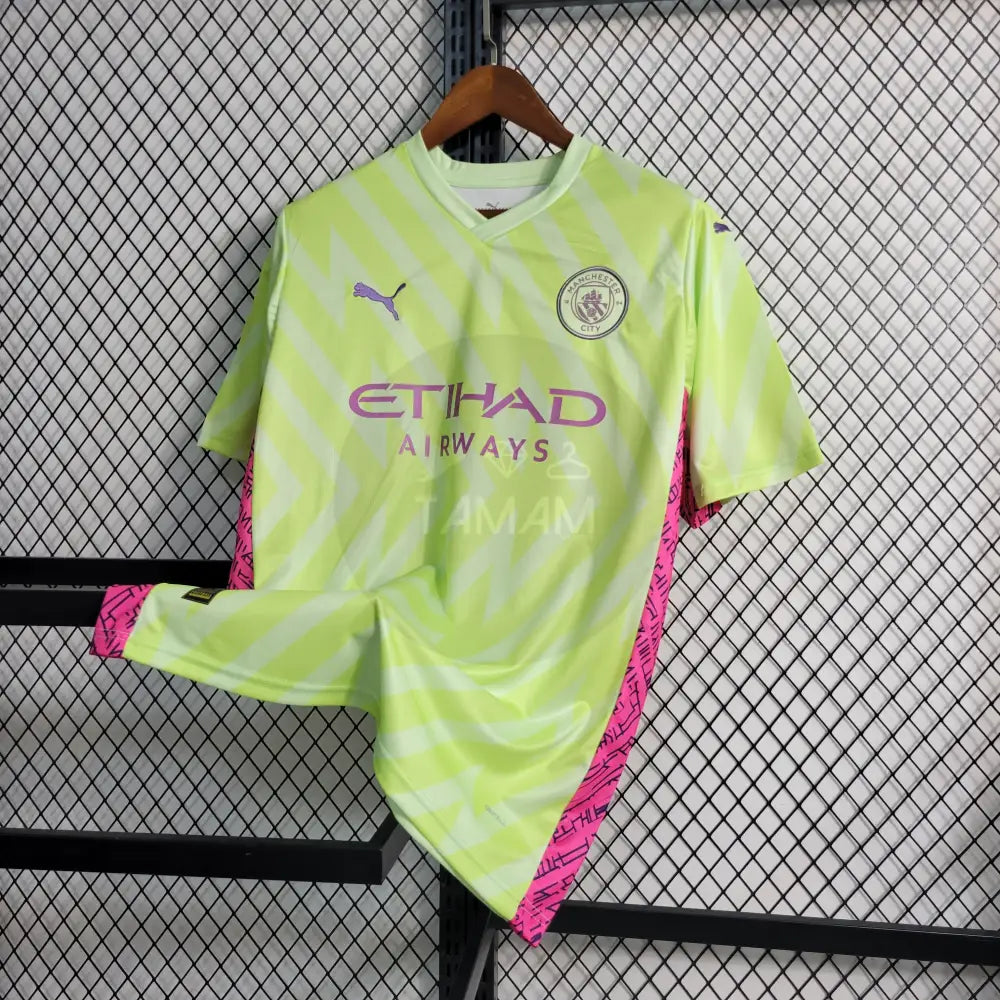 Manchester City Goalkeeper Fluo Kit 23/24 Football Jersey