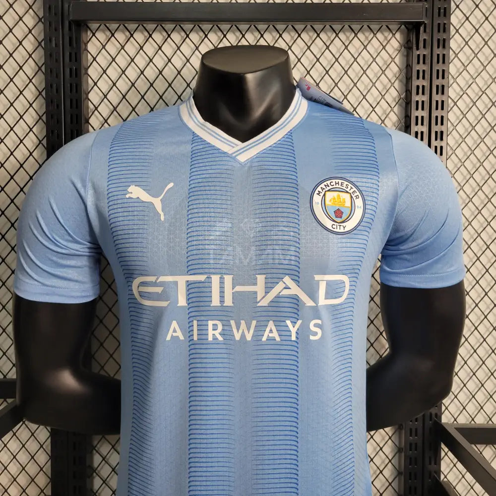 Manchester City Home Kit Player Version 23/24 Football Jersey