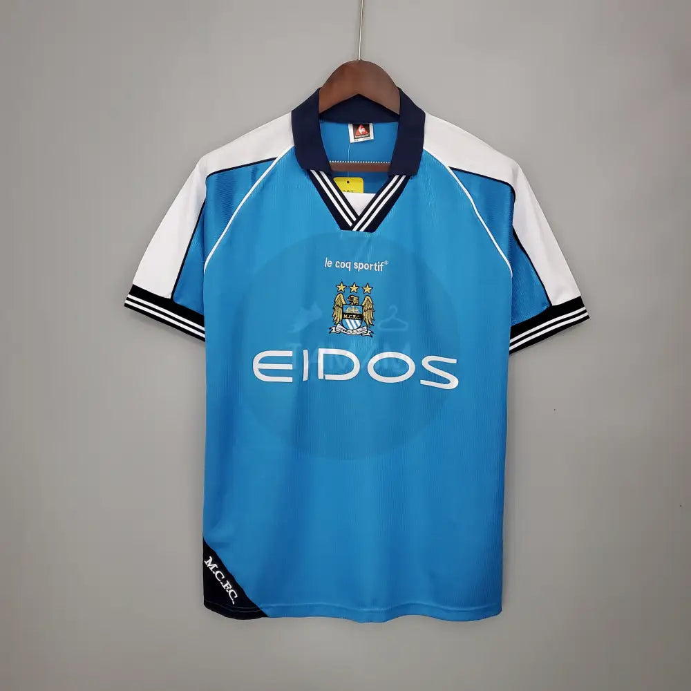 Manchester City Home Kit Retro 99/01 Football Jersey