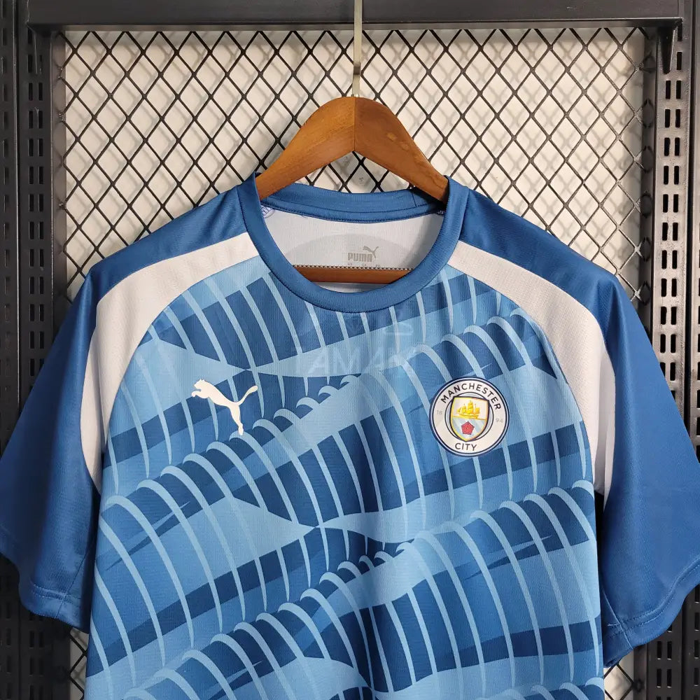 Manchester City Training Blue Kit 23/24 Football Jersey