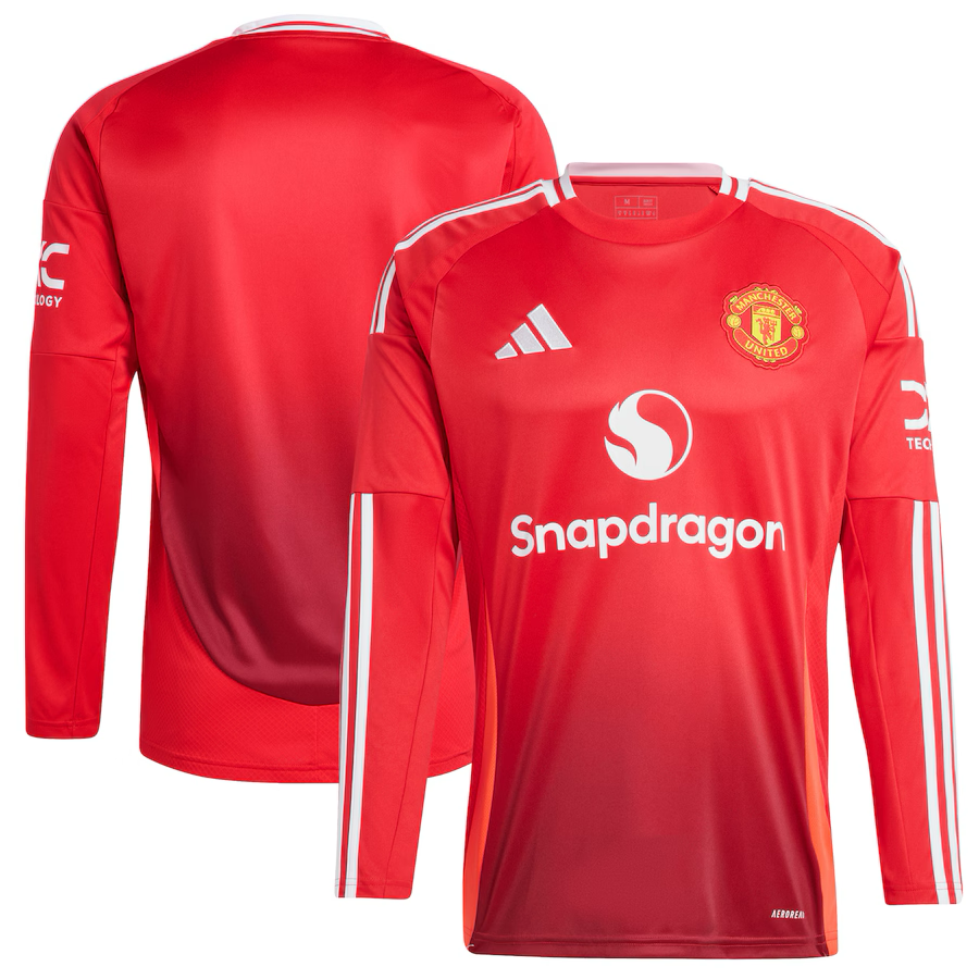 M@nchester United Home Kit 24/25 Long Sleeves